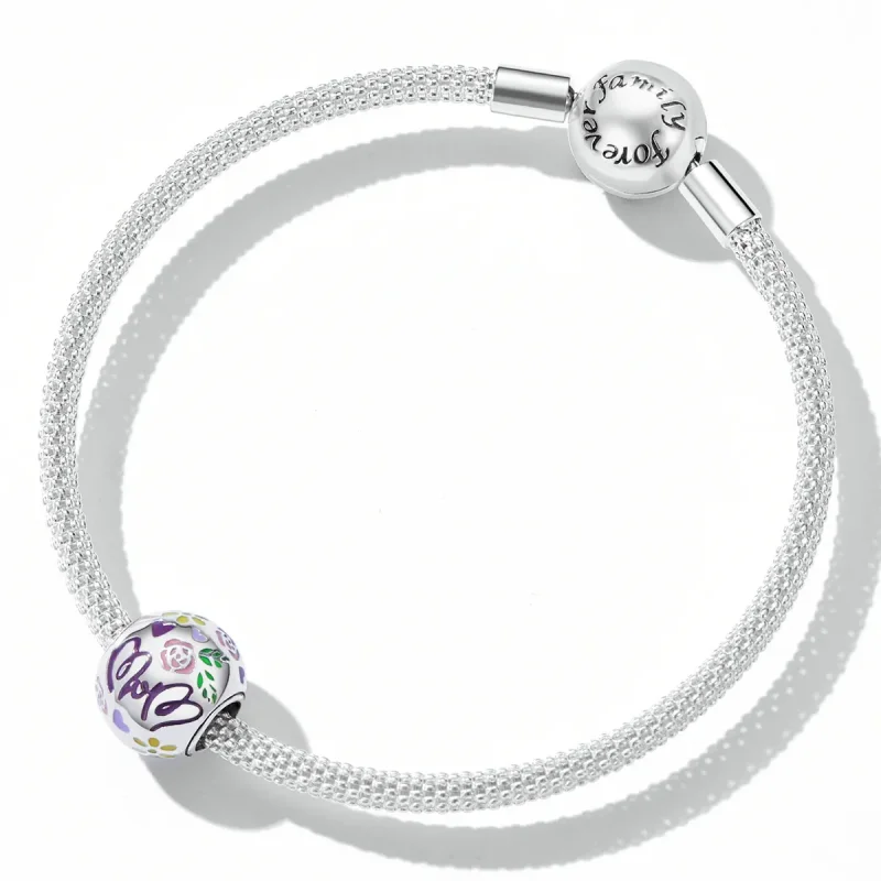 (imagine pentru) Stilul Pandora pentru Ziua Mamei - Breloc Colorat Doodles - BSC595 - Vizualizare 5