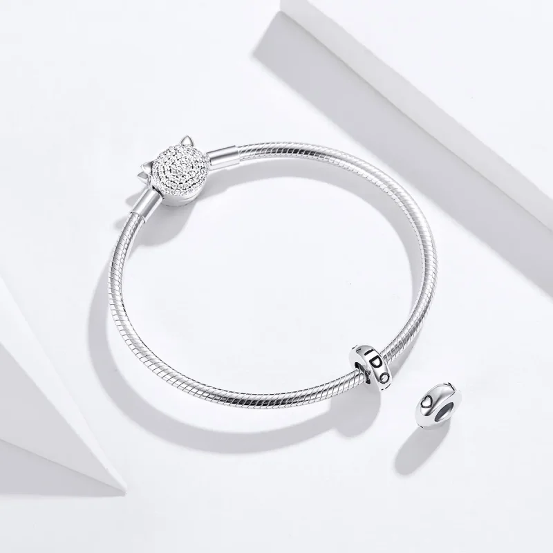 (imagine pentru) Talisman de tip distanțier Tip Pandora cu Da, o iau din argint - SCC1215 - Vizualizare 3