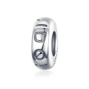 (imagine pentru) Talisman de tip distanțier Tip Pandora cu Da, o iau din argint - SCC1215