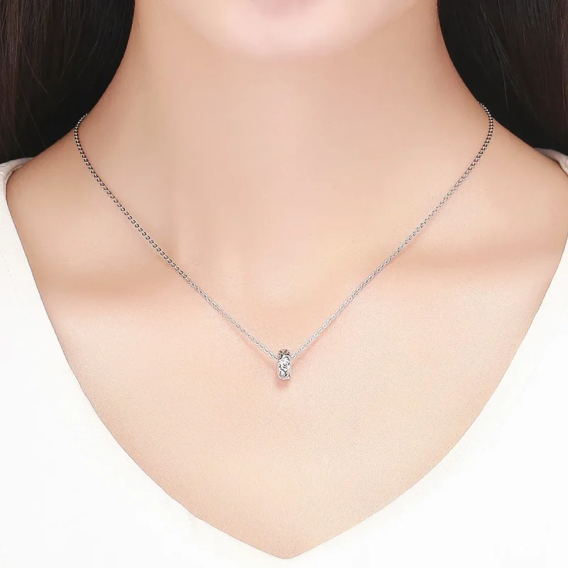 (imagine pentru) Talisman de tip distanțier Tip Pandora cu Floare de epocă din argint - SCC1139 - Vizualizare 4