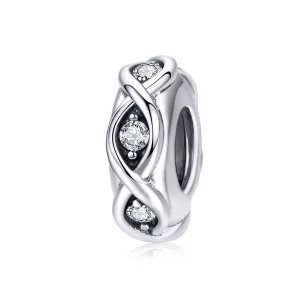 (imagine pentru) Talisman de tip distanțier Tip Pandora cu Scânteie din argint - SCC1153