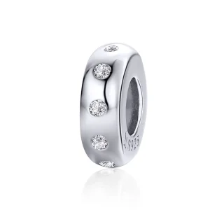 (imagine pentru) Talisman de tip distanțier Tip Pandora cu Strălucitoare din argint - SCC1171