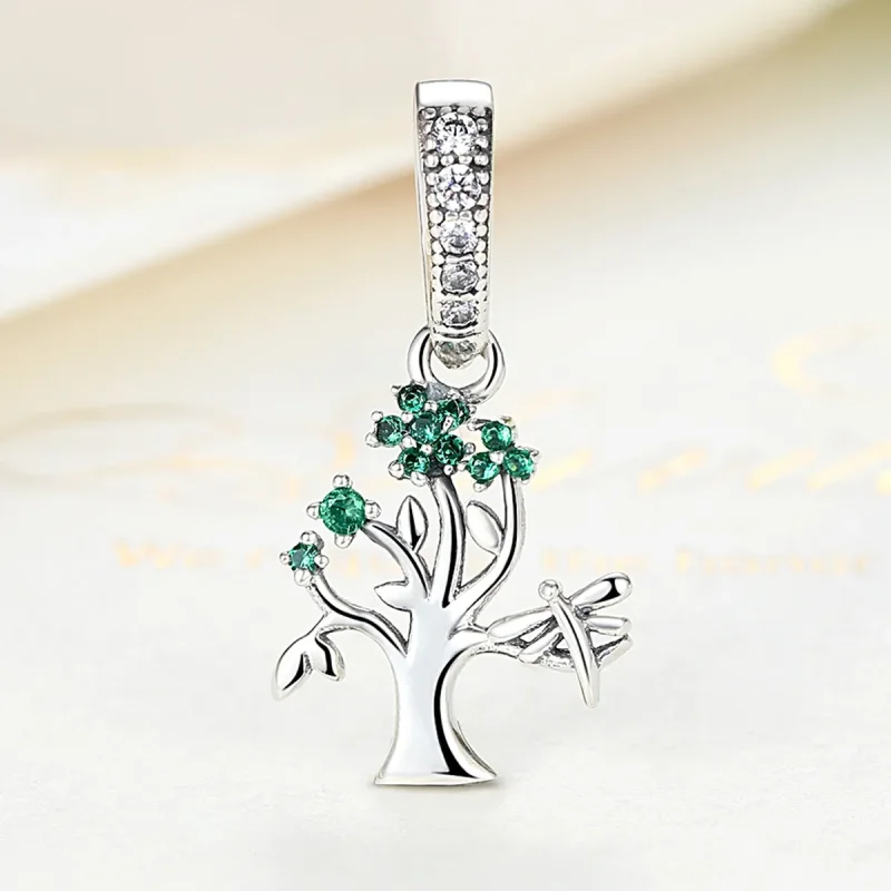 (imagine pentru) Talisman pandantiv Tip Pandora cu Arborele vieții din argint - SCC117 - Vizualizare 5