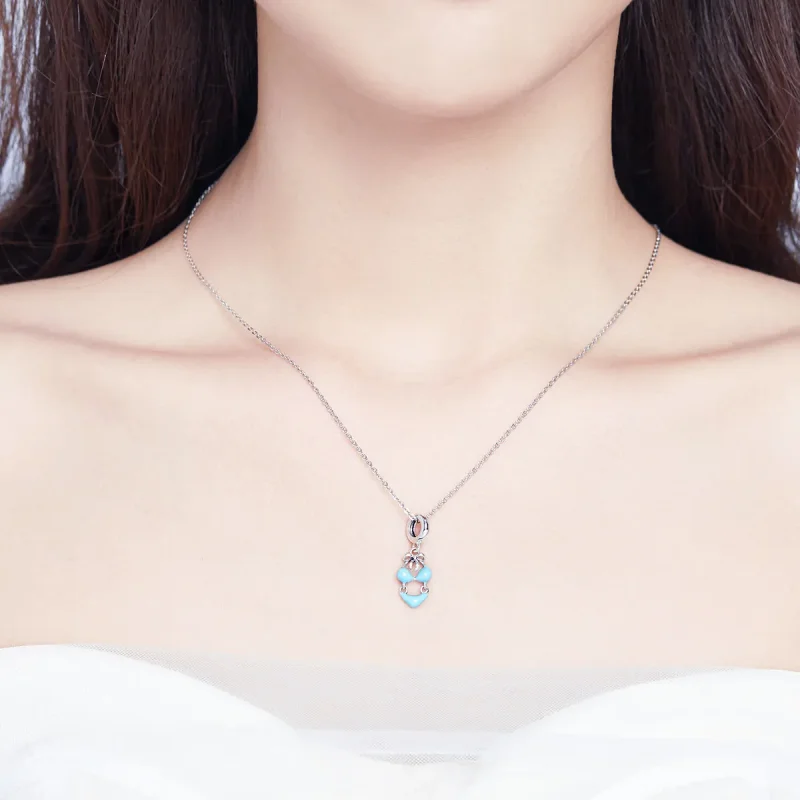 (imagine pentru) Talisman pandantiv Tip Pandora cu Bikini din argint - SCC1157 - Vizualizare 3