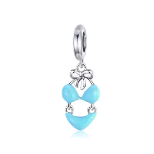 (imagine pentru) Talisman pandantiv Tip Pandora cu Bikini din argint - SCC1157