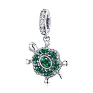(imagine pentru) Talisman pandantiv Tip Pandora cu Broască-țestoasă din argint - SCC1017