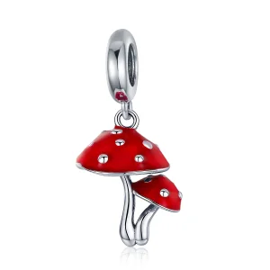 Talisman pandantiv Tip Pandora cu Ciupercă din argint - SCC1060 (imagine pentru) Talisman pandantiv Tip Pandora cu Ciupercă din argint - SCC1060