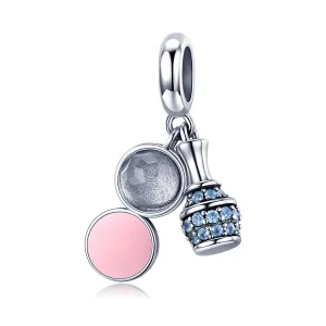 (imagine pentru) Talisman pandantiv Tip Pandora cu Fată rafinată din argint - SCC1026