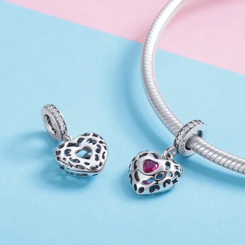 (imagine pentru) Talisman pandantiv Tip Pandora cu Fericire din argint - SCC1007 - Vizualizare 2