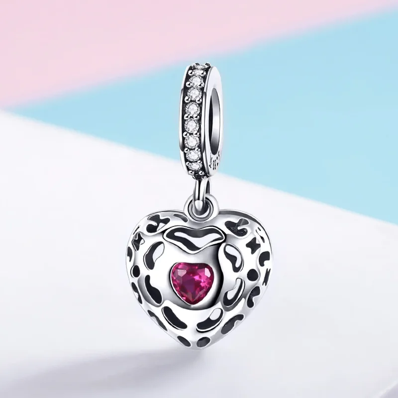 (imagine pentru) Talisman pandantiv Tip Pandora cu Fericire din argint - SCC1007 - Vizualizare 3