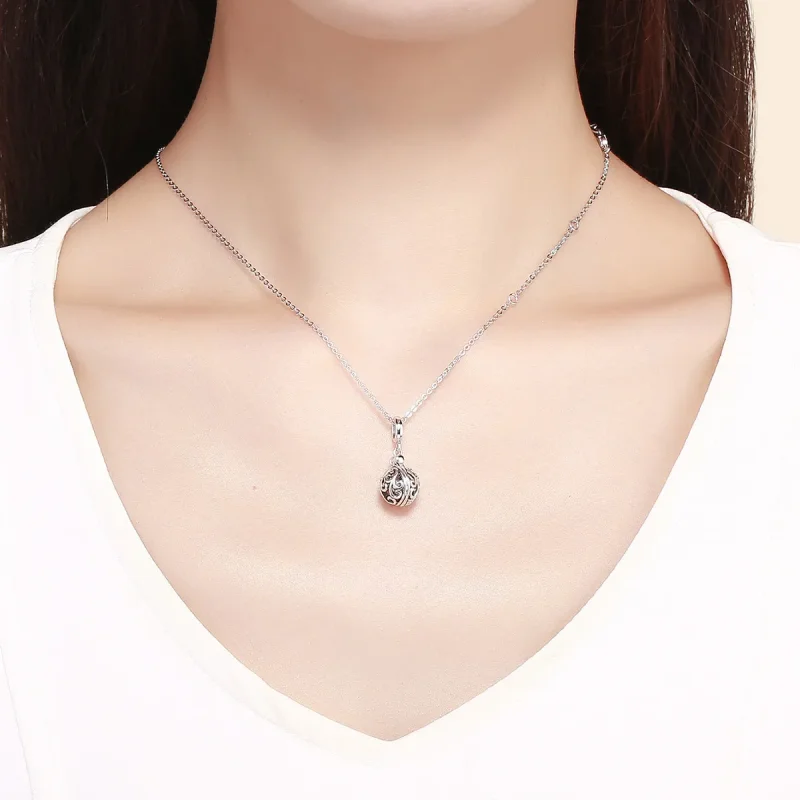 (imagine pentru) Talisman pandantiv Tip Pandora cu Gartitude Pentru mama din argint - SCC1008 - Vizualizare 5