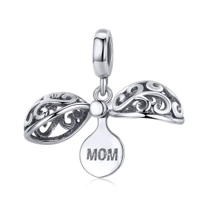 (imagine pentru) Talisman pandantiv Tip Pandora cu Gartitude Pentru mama din argint - SCC1008