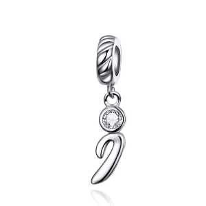 (imagine pentru) Talisman pandantiv Tip Pandora cu Litera I din argint - SCC1183-I