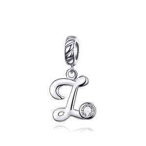 (imagine pentru) Talisman pandantiv Tip Pandora cu Litera Z din argint - SCC1183-Z