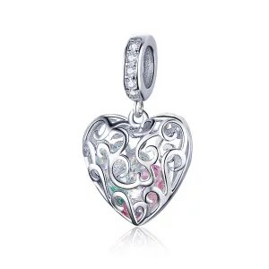 Talisman pandantiv Tip Pandora cu Palpitatii din argint - SCC1126 (imagine pentru) Talisman pandantiv Tip Pandora cu Palpitatii din argint - SCC1126