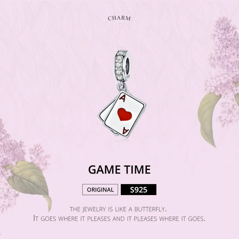 (imagine pentru) Talisman pandantiv Tip Pandora cu Timp de joc din argint - SCC1172 - Vizualizare 2