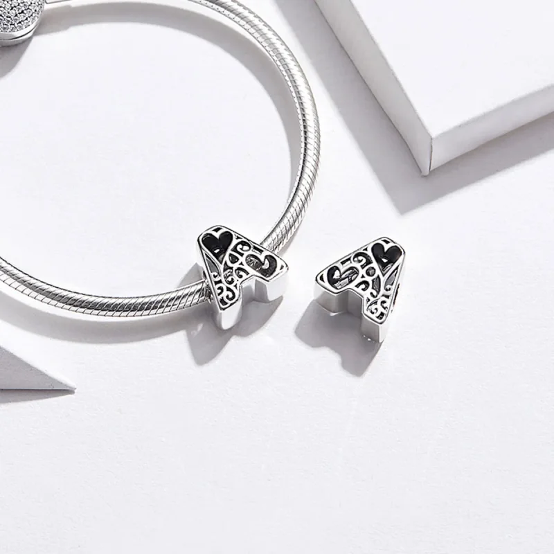 (imagine pentru) Talisman Tip Pandora Alfabetul magic A. din argint - SCC1229-A - Vizualizare 2