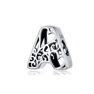 (imagine pentru) Talisman Tip Pandora Alfabetul magic A. din argint - SCC1229-A