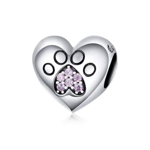 (imagine pentru) Talisman Tip Pandora Amprente pentru animale de companie din argint - BSC209