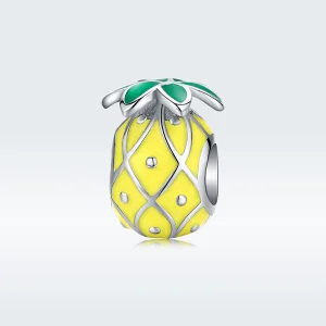 (imagine pentru) Talisman Tip Pandora Ananas din argint - BSC128
