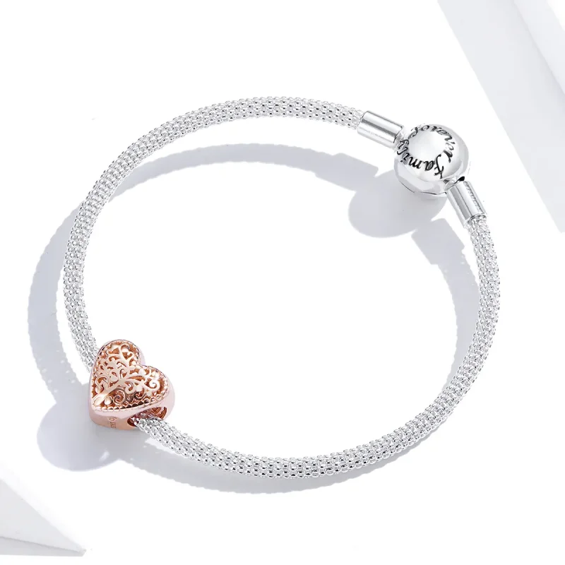 (imagine pentru) Talisman Tip Pandora Arborele genealogic al trandafirilor din aur rose - BSC215 - Vizualizare 2