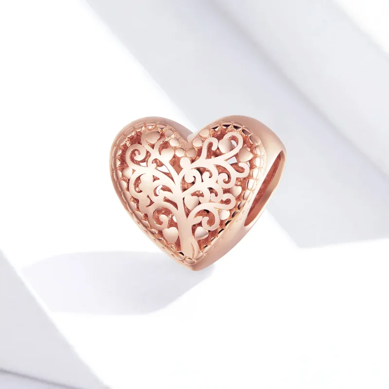(imagine pentru) Talisman Tip Pandora Arborele genealogic al trandafirilor din aur rose - BSC215 - Vizualizare 4
