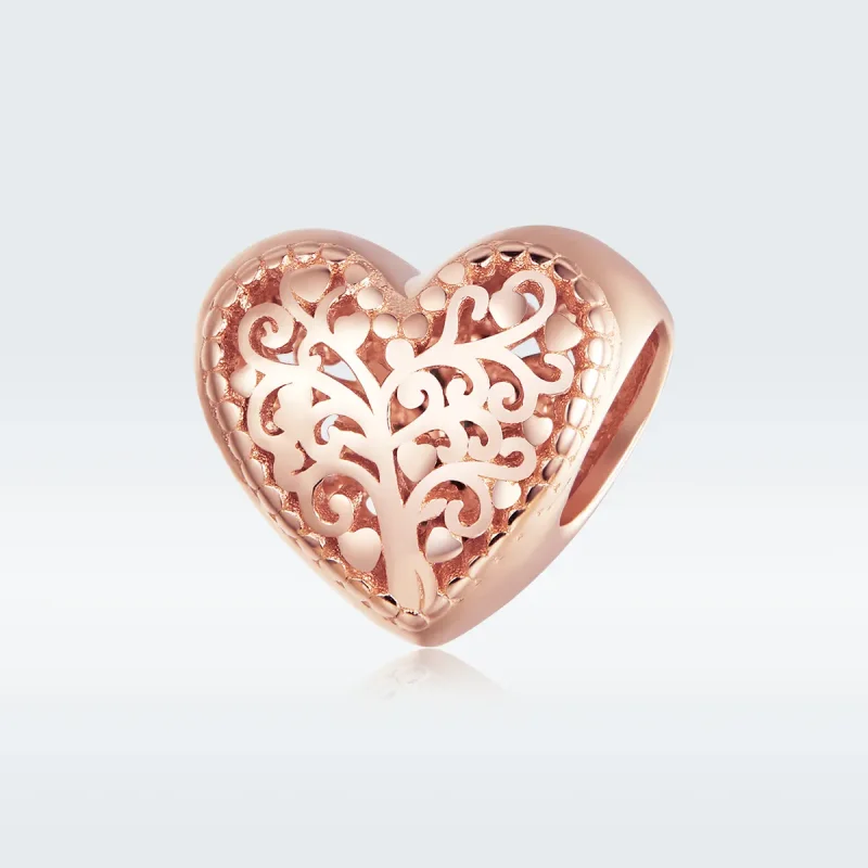(imagine pentru) Talisman Tip Pandora Arborele genealogic al trandafirilor din aur rose - BSC215 - Vizualizare 5