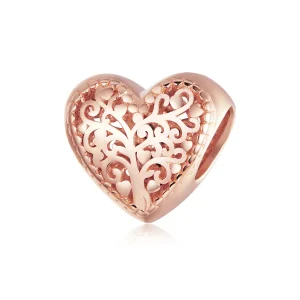 (imagine pentru) Talisman Tip Pandora Arborele genealogic al trandafirilor din aur rose - BSC215