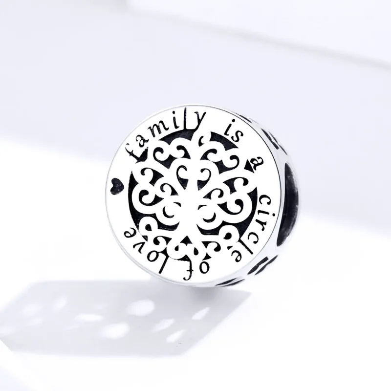 (imagine pentru) Talisman Tip Pandora Arborele genealogic spumant din argint - SCC1324 - Vizualizare 2