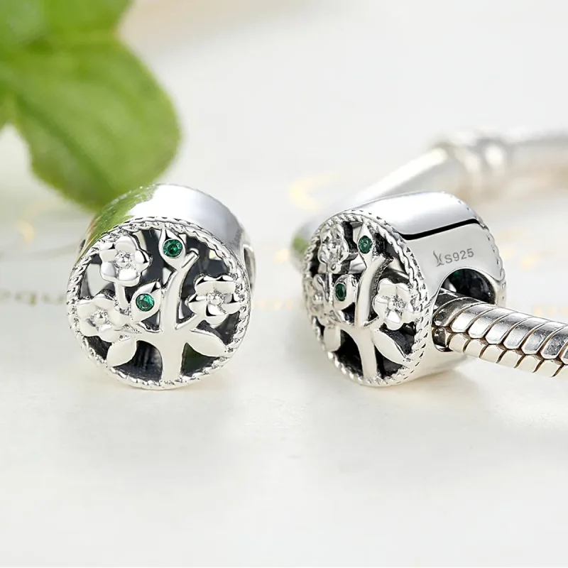 (imagine pentru) Talisman Tip Pandora Arborele vieții din argint - SCC115 - Vizualizare 2