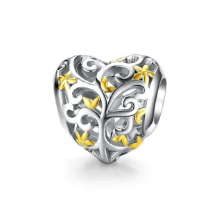(imagine pentru) Talisman Tip Pandora Arborele vieții în două nuanțe - SCC1249