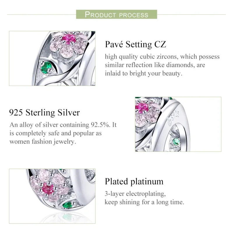 (imagine pentru) Talisman Tip Pandora Arc din argint - BSC039 - Vizualizare 7