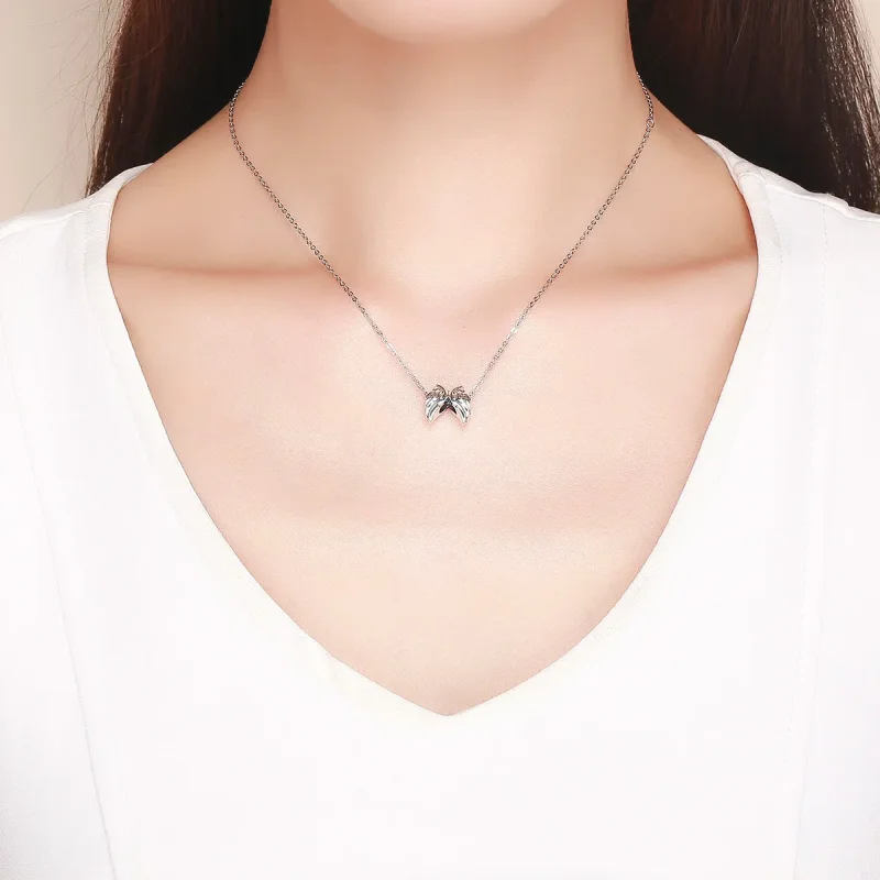 (imagine pentru) Talisman Tip Pandora Aripile păzitoare din argint - SCC1091 - Vizualizare 3
