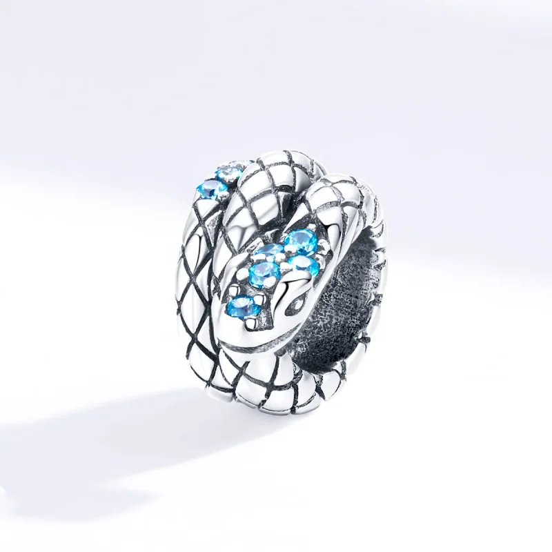 (imagine pentru) Talisman Tip Pandora Șarpe retro din argint - SCC1351 - Vizualizare 3