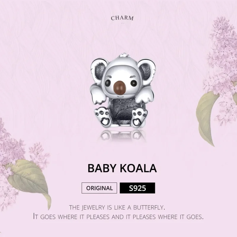(imagine pentru) Talisman Tip Pandora Baby Koala din argint - SCC1304 - Vizualizare 2