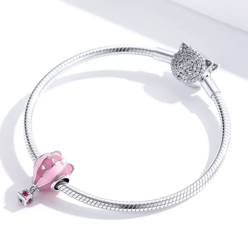 (imagine pentru) Talisman Tip Pandora Balonul animalelor din argint - SCC1378 - Vizualizare 4