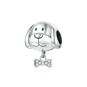 (imagine pentru) Talisman Tip Pandora Beagle din argint - BSC244