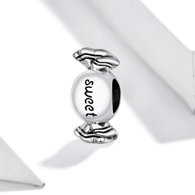 (imagine pentru) Talisman Tip Pandora Bomboane dulci din argint - BSC353 - Vizualizare 2