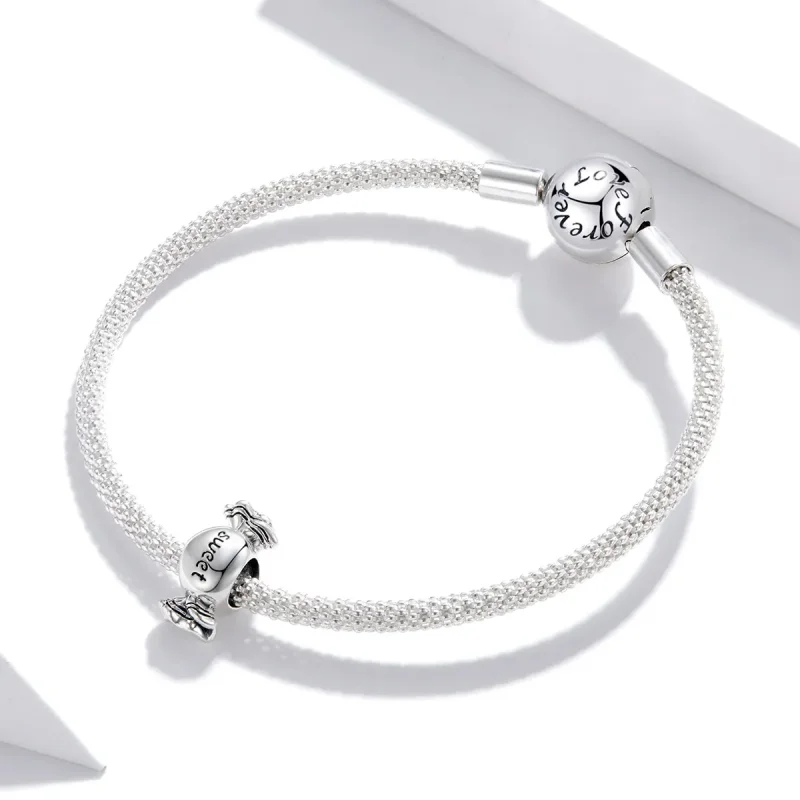 (imagine pentru) Talisman Tip Pandora Bomboane dulci din argint - BSC353 - Vizualizare 3