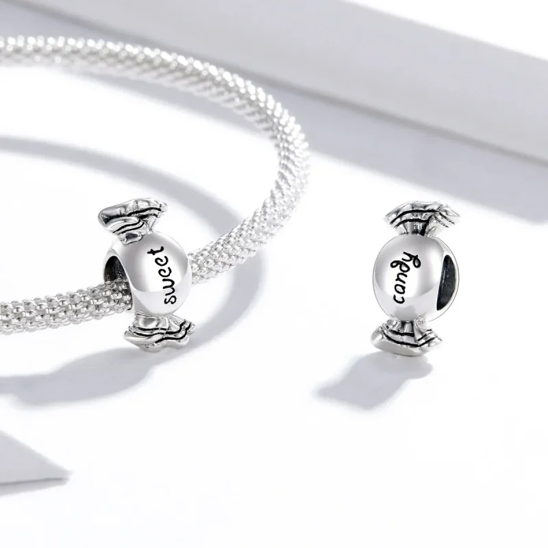 (imagine pentru) Talisman Tip Pandora Bomboane dulci din argint - BSC353 - Vizualizare 4