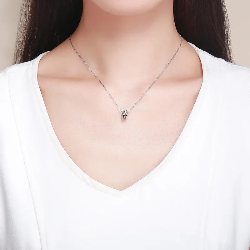 (imagine pentru) Talisman Tip Pandora Bovine drăguțe din argint - SCC1049 - Vizualizare 3