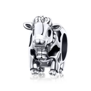 (imagine pentru) Talisman Tip Pandora Bovine drăguțe din argint - SCC1049