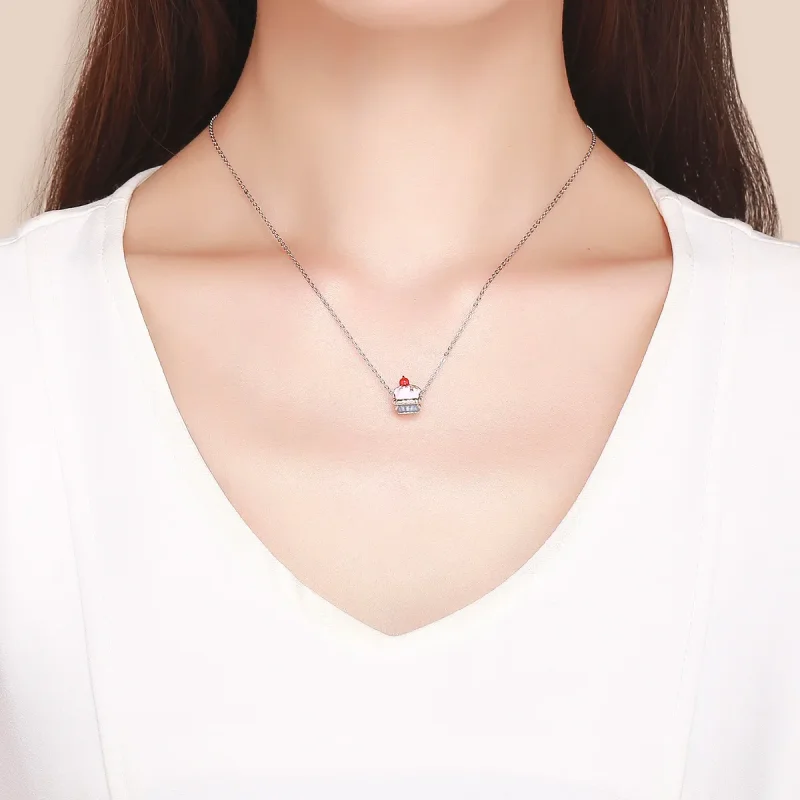 (imagine pentru) Talisman Tip Pandora Briose din argint - SCC1084 - Vizualizare 3