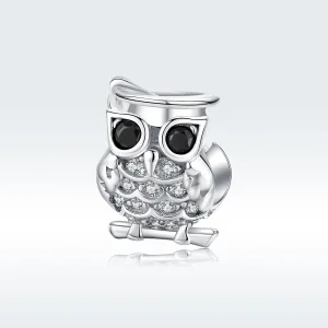(imagine pentru) Talisman Tip Pandora Bufniţă din argint - BSC124