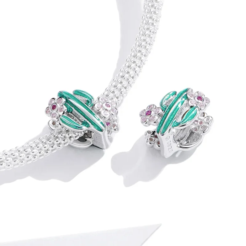 (imagine pentru) Talisman Tip Pandora Cactus din argint - BSC261 - Vizualizare 4