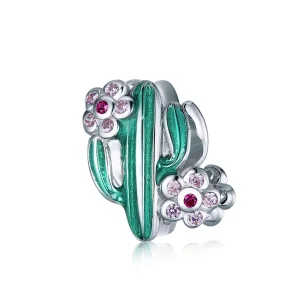 (imagine pentru) Talisman Tip Pandora Cactus din argint - BSC261