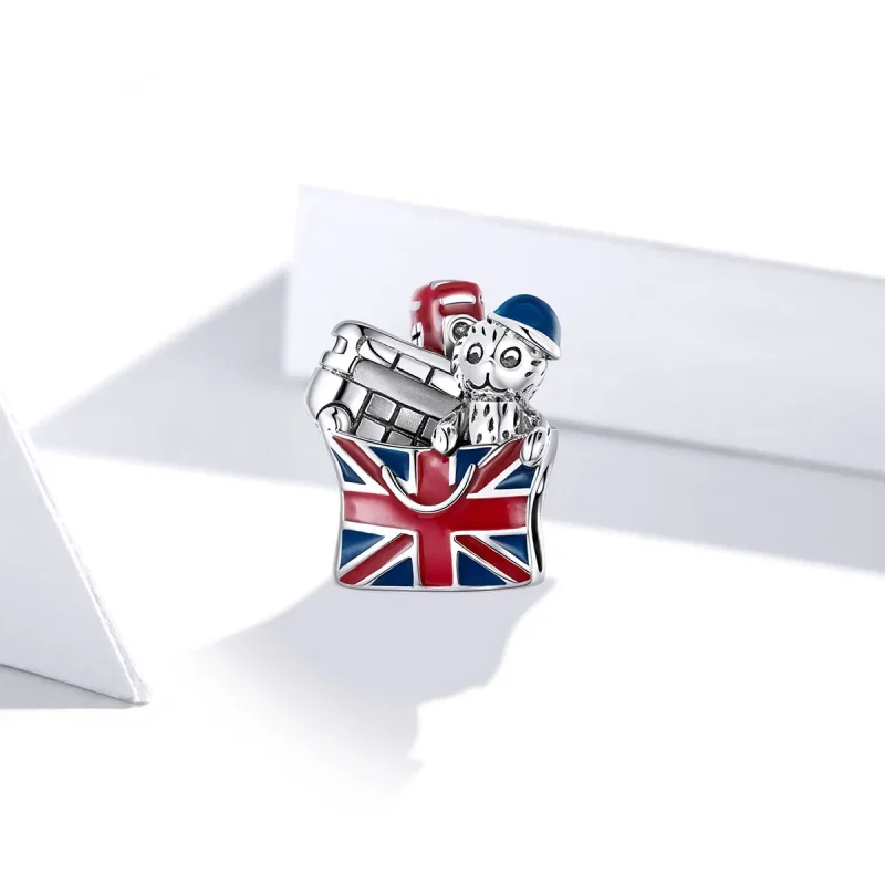 (imagine pentru) Talisman Tip Pandora Cadouri britanice din argint - SCC1740 - Vizualizare 2