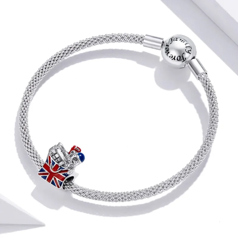 (imagine pentru) Talisman Tip Pandora Cadouri britanice din argint - SCC1740 - Vizualizare 3