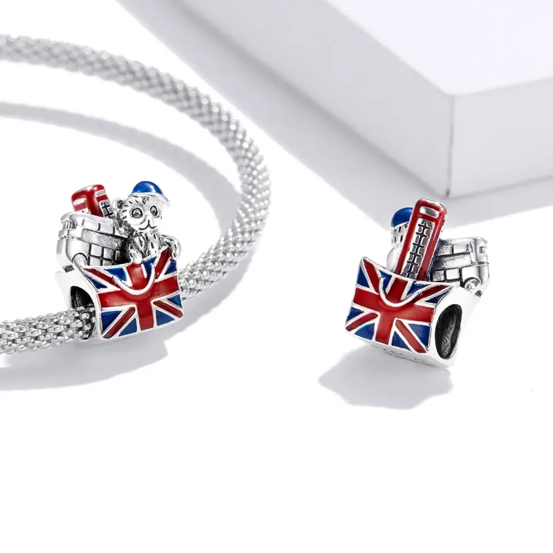 (imagine pentru) Talisman Tip Pandora Cadouri britanice din argint - SCC1740 - Vizualizare 4