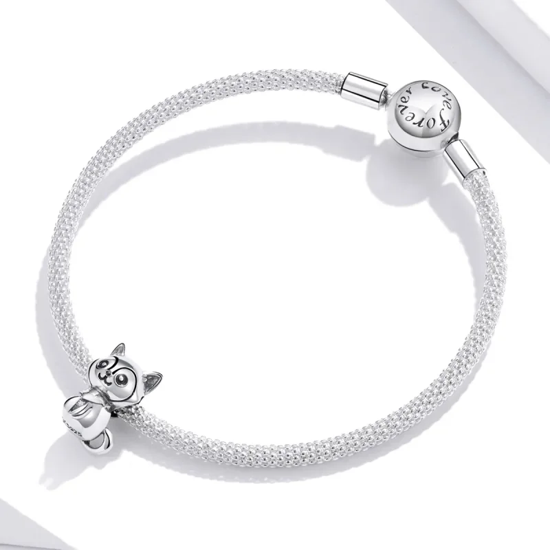 (imagine pentru) Talisman Tip Pandora Caine iubitor din argint - SCC1829 - Vizualizare 3